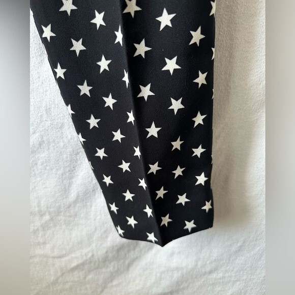 NWOT J. Crew Tie Waist Pull on Pant Star Printed Crepe Size O - Picture 8 of 9